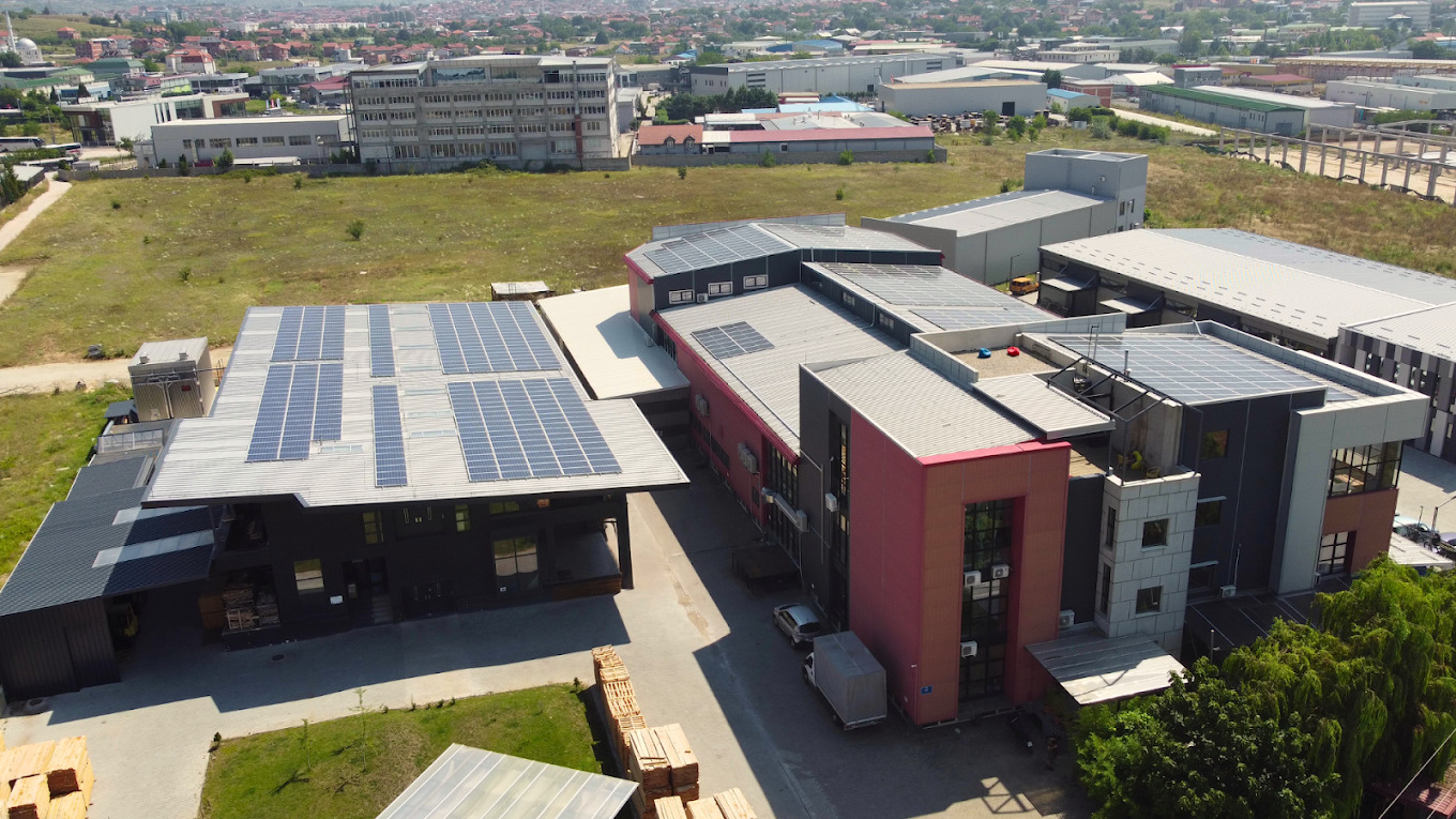 Feydom factory drone view
